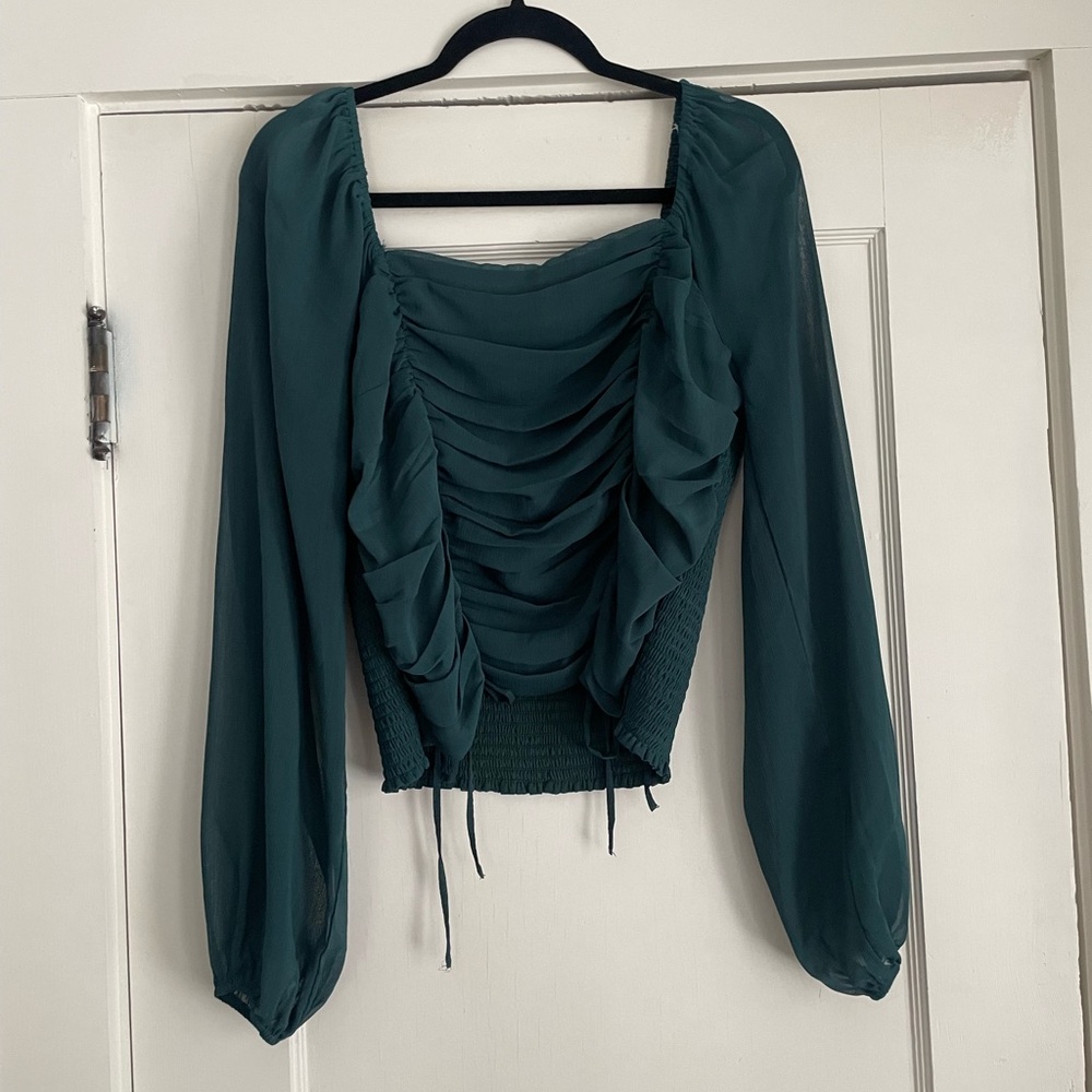 Arula - Emerald Green Women's Top
